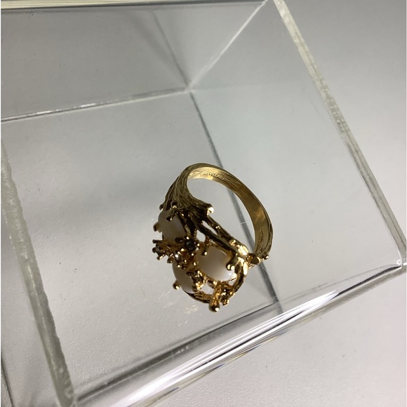 NEW vintage cocktail ring Opal Twig Branch - Picture 13 of 14